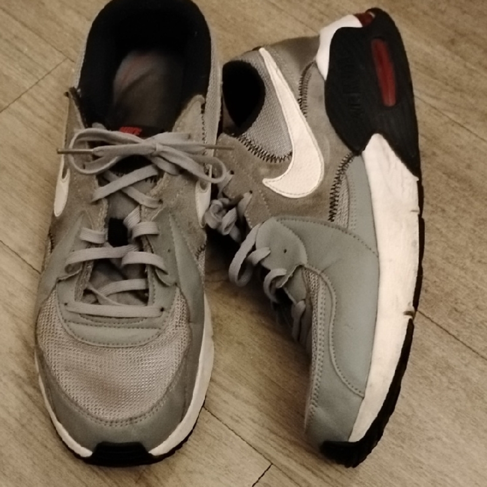 Nike Gray and White Men's Shoes